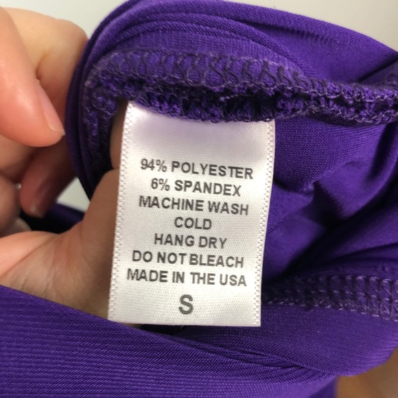 Laura Byrnes Monica purple wiggle pinup midi dress - Picture 4 of 9